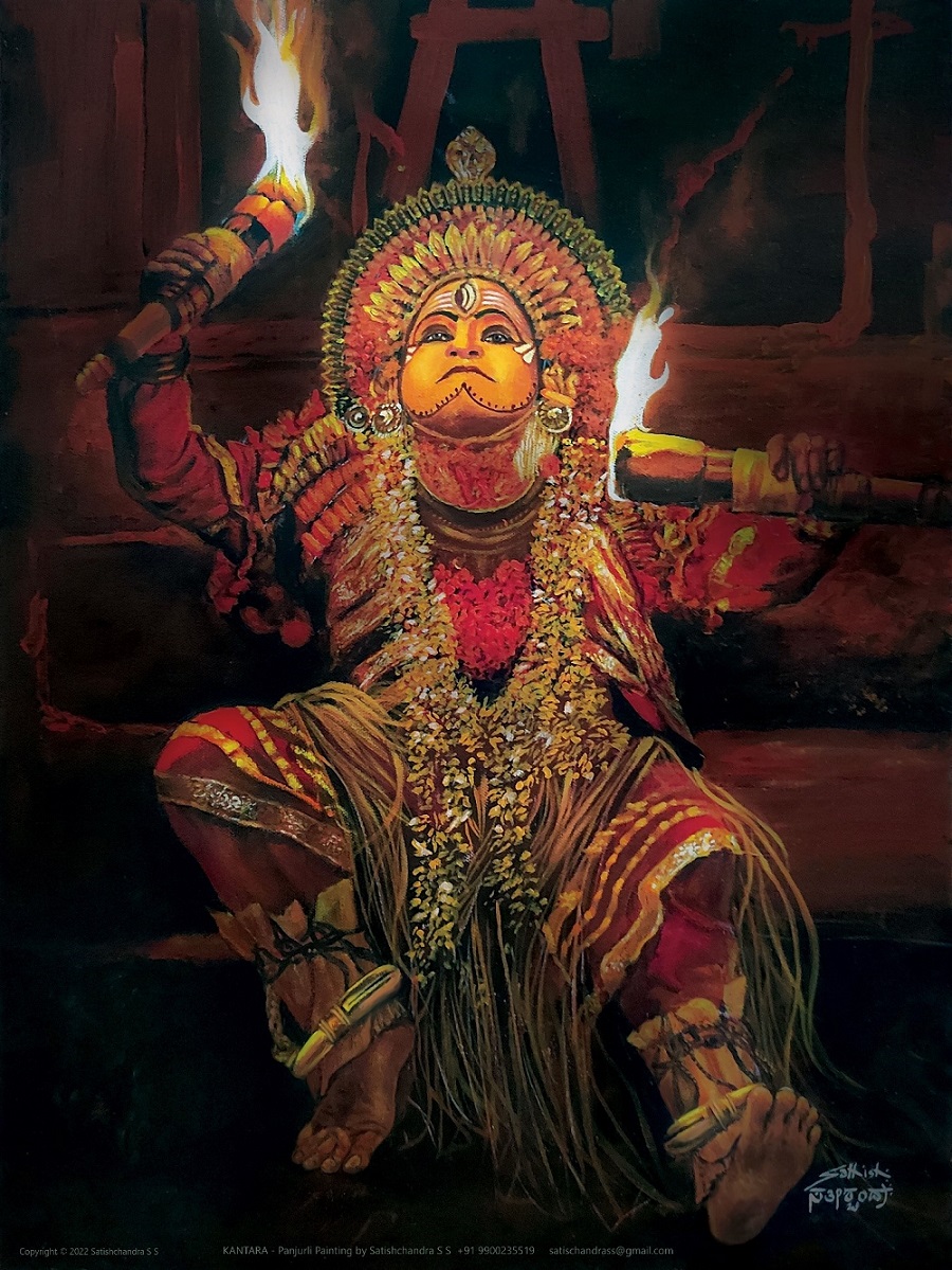 KANTARA Panjurli Painting – Satish Chandra