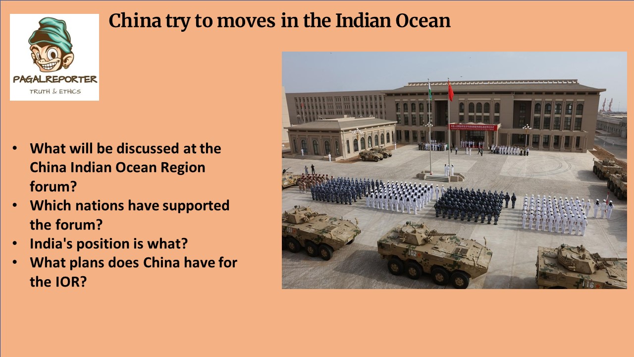  China try to moves in the Indian Ocean